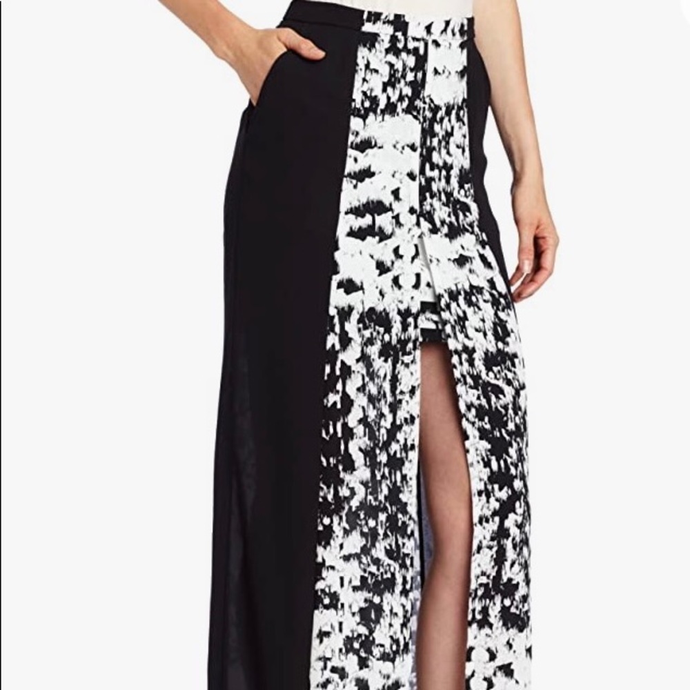 BCBGMaxAzria Printed Maxi Skirt Size XXS